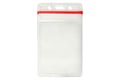 Clear Vinyl Vertical Badge Holder with Resealable Top - Data/Credit Card Size - 1815-1110, Qty = 100