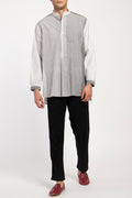 Cloche Handloom Cotton Grey Shirt