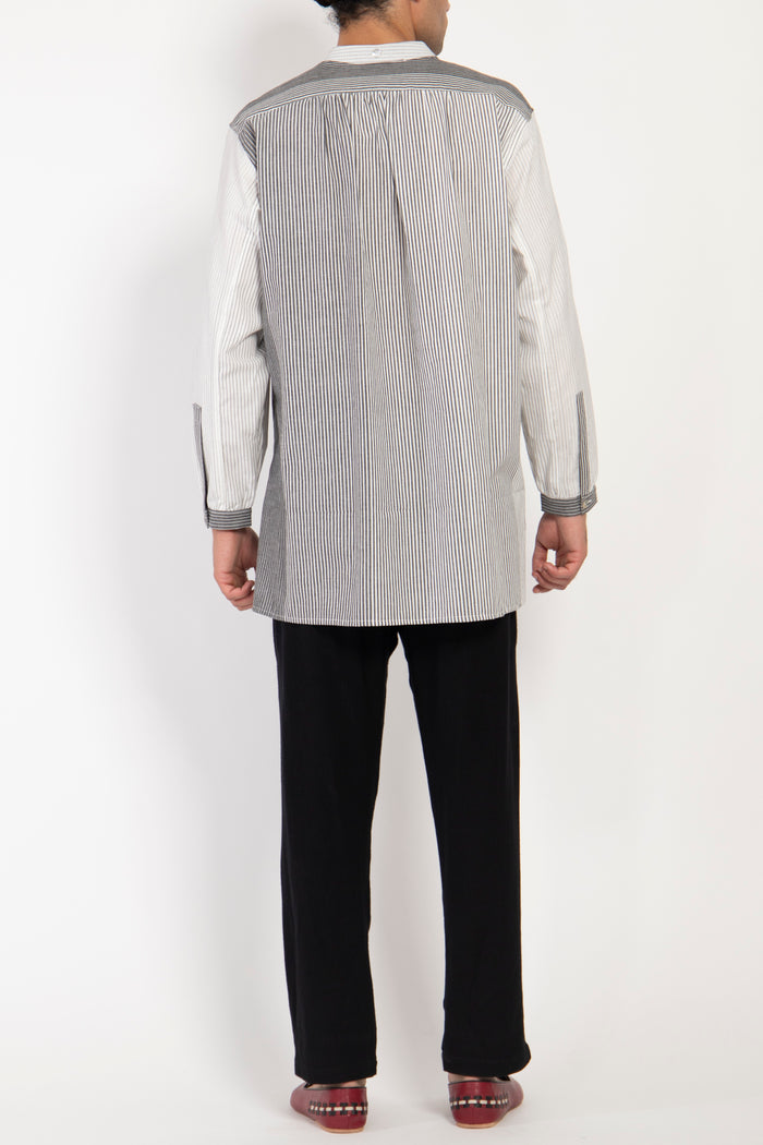 Cloche Handloom Cotton Grey Shirt