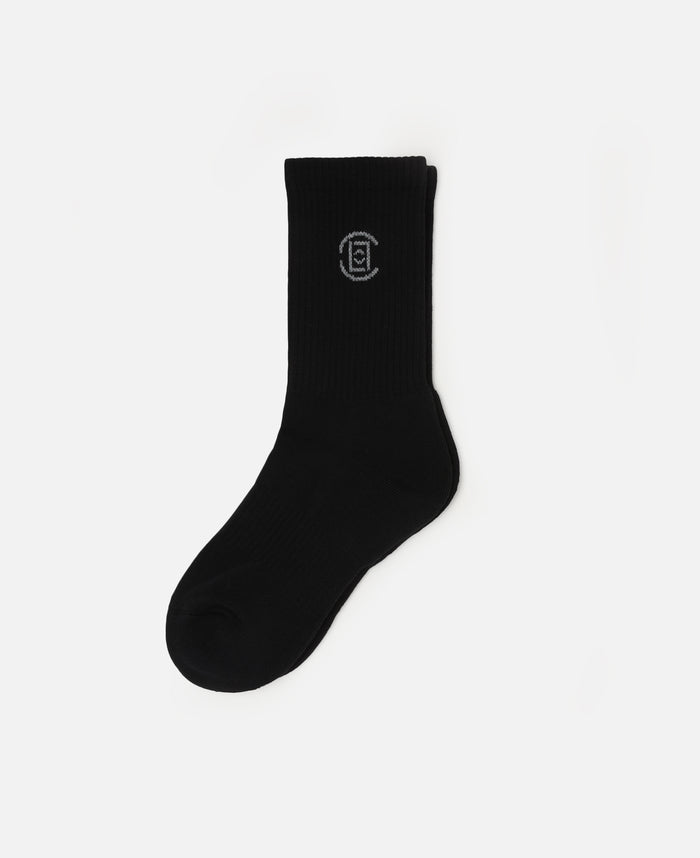 CLOT Jacquard Logo Socks (Black)