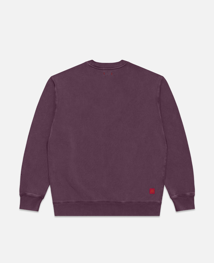 CLOT Washed Logo Sweatshirt (Burgundy)