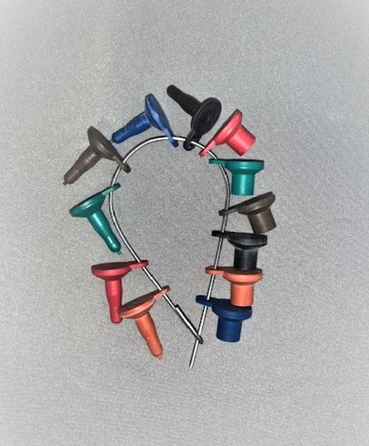 COLOR CODED VACUUM LINE IDENTIFIERS