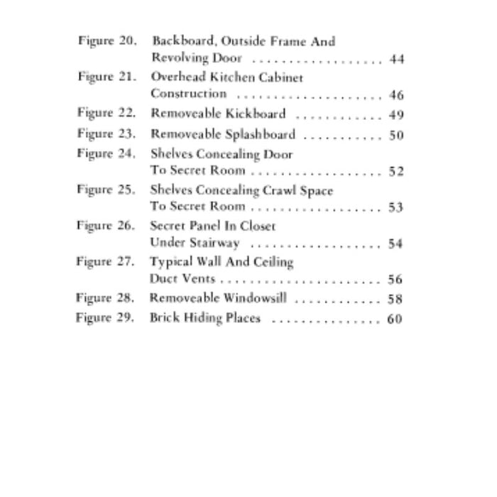 Construction Of Secret Hiding Places -  DIGITAL