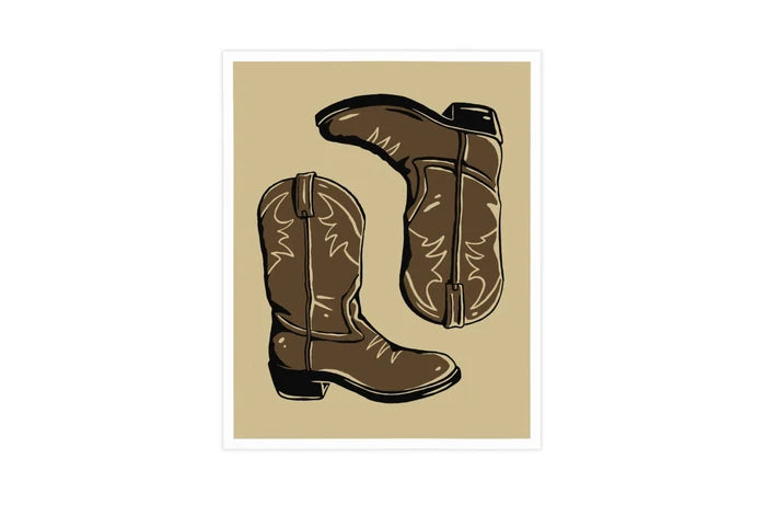 Cowboy Boots Print - 8x10