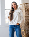 Cozy Crewneck Sweatshirt - Color Options Available! Zenana Off White