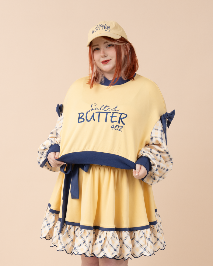 Cropped Butter Sweater