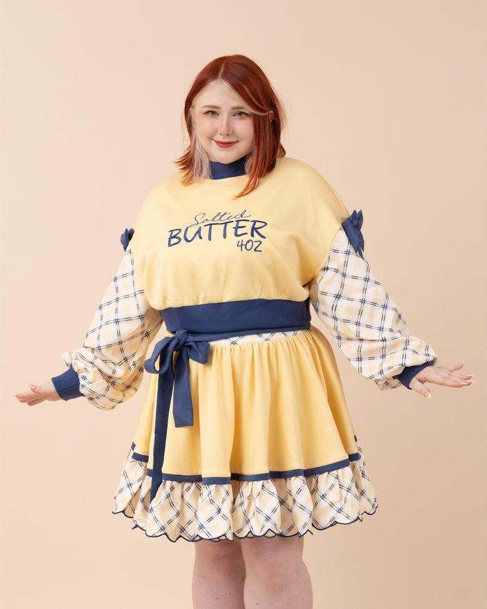 Cropped Butter Sweater