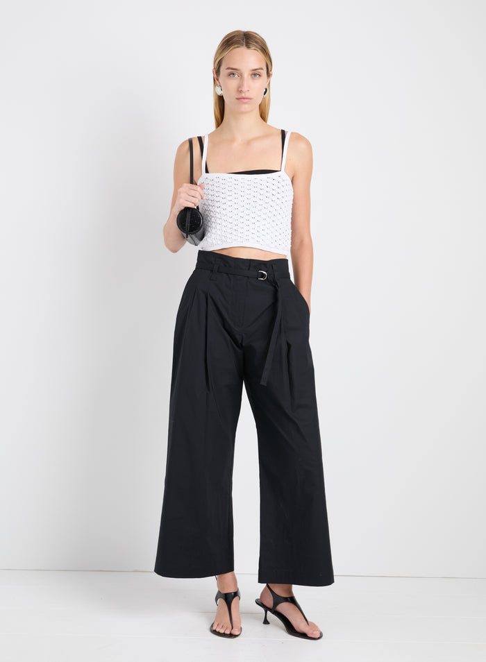 Cropped Raver Pant in Poplin