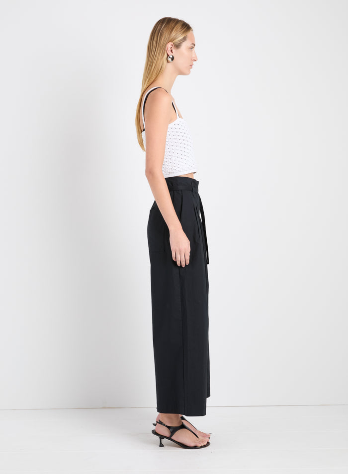Cropped Raver Pant in Poplin