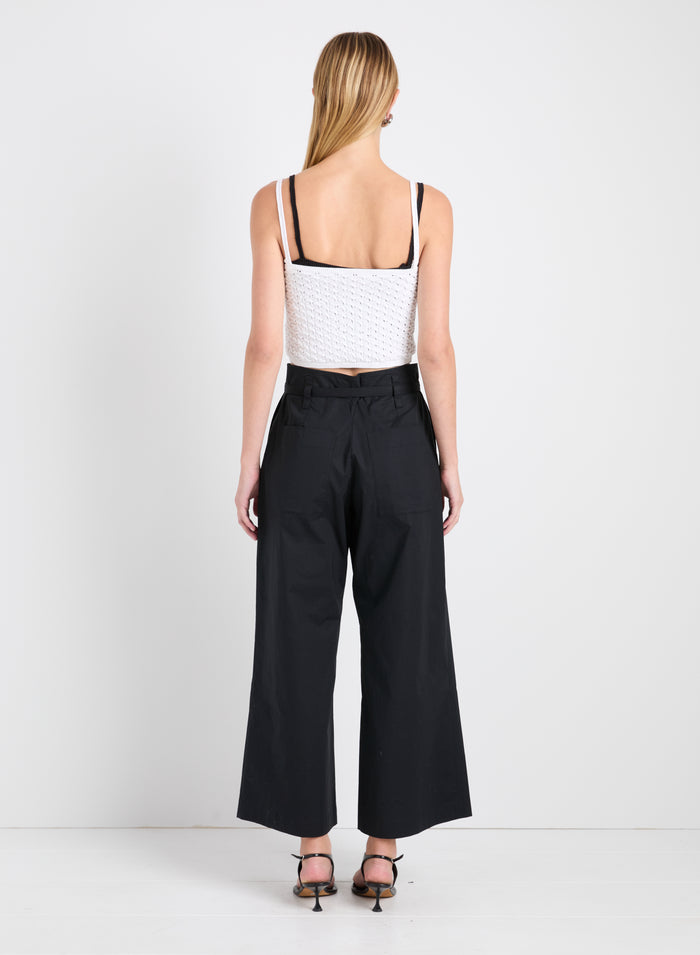 Cropped Raver Pant in Poplin