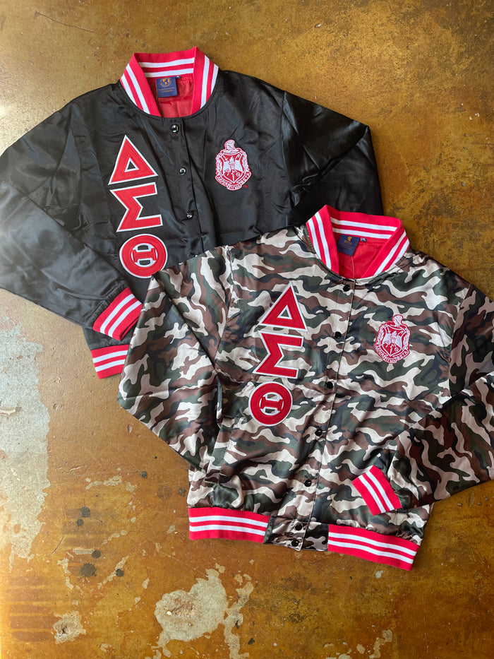 D9 - Delta Satin Bomber Jacket