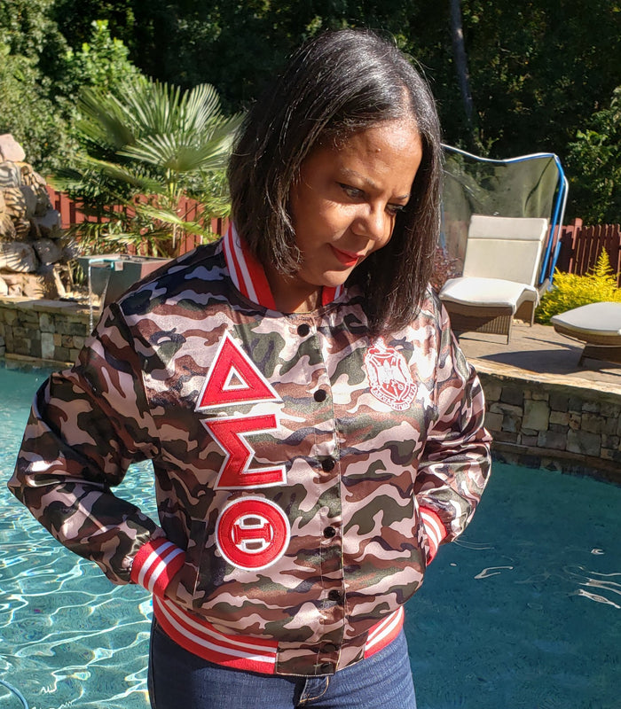 D9 - Delta Satin Bomber Jacket