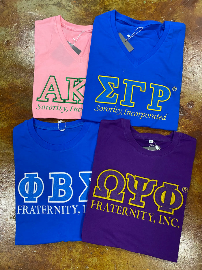D9 - Luxury Stitch Letter Tees