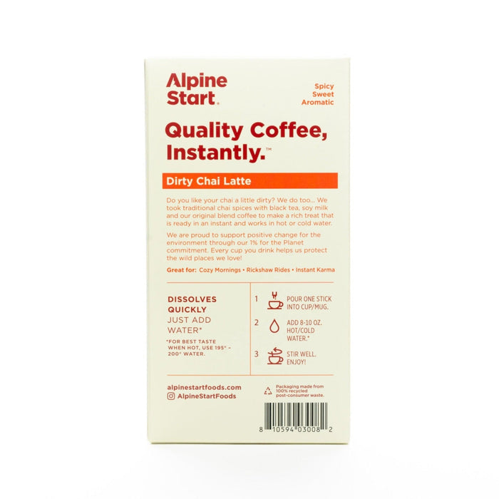 Dairy-Free Dirty Chai Tea Instant Latte
