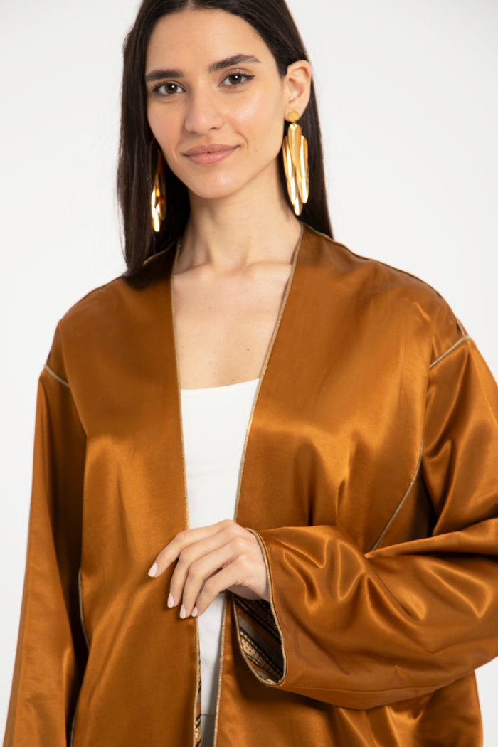 Daraa Cotton Satin Kimono Jacket