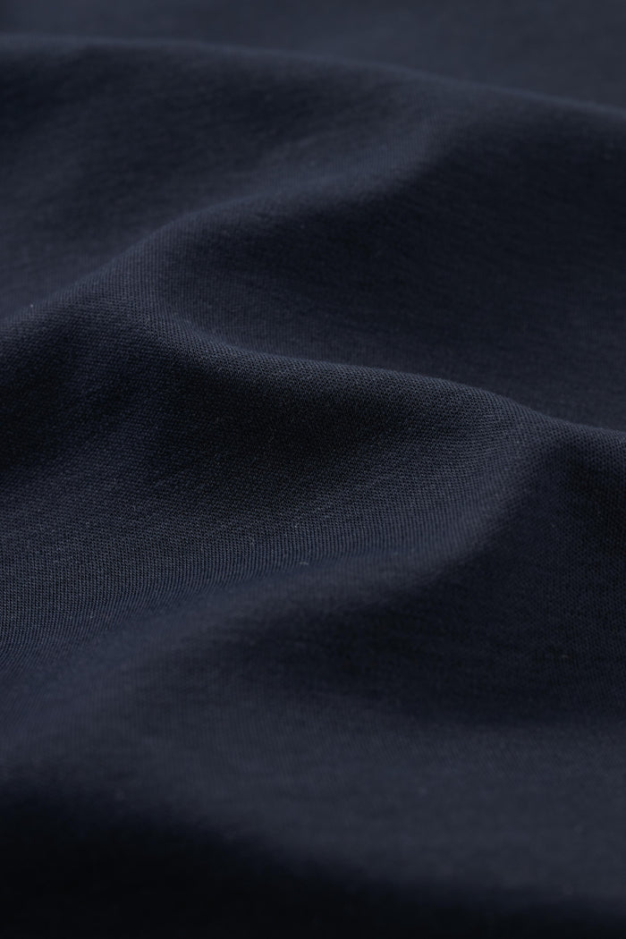 Dark Navy Buttonless Performance Polo - Atica Man
