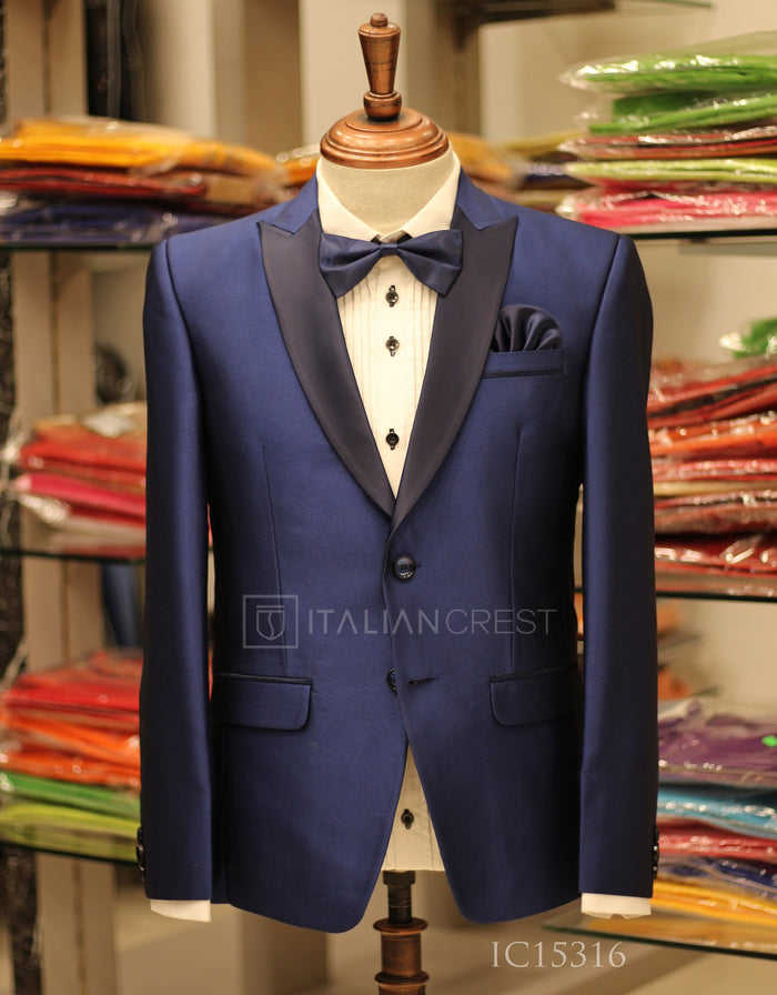 Dark Royal Blue 2-Piece Tuxedo Suit