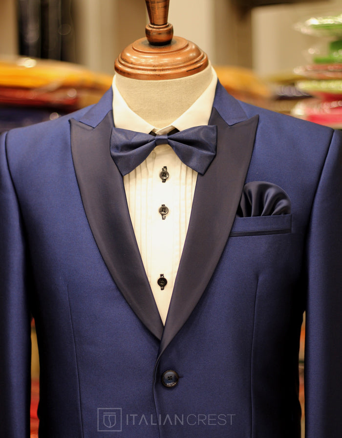 Dark Royal Blue 2-Piece Tuxedo Suit