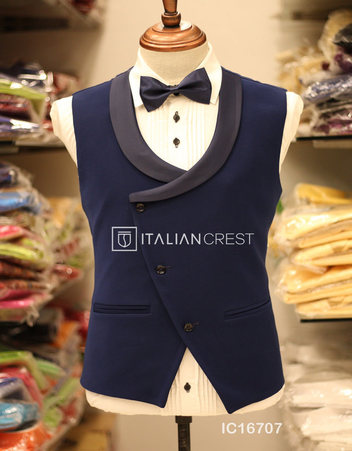 Dark Royal Blue 3-Piece Tuxedo Suit
