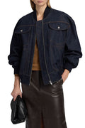 Denim Bomber - Indigo