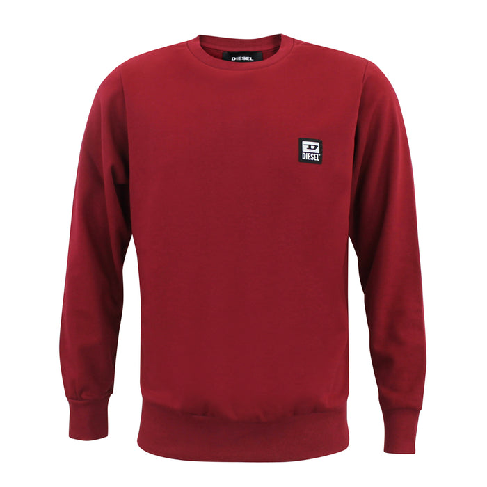 Diesel - S-GIRK-K12 Sweatshirt in Deep Red - Nigel Clare
