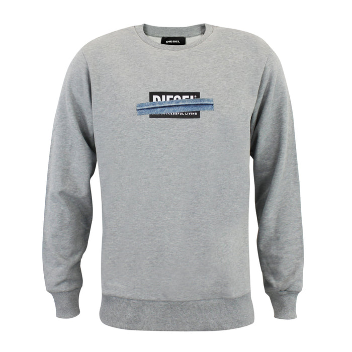 Diesel - S-GIRK-N83 Sweatshirt in Grey - Nigel Clare