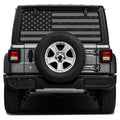 Distressed Black Out Rear Window Decal