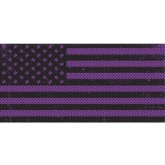 Distressed Purple Flag Inserts & Vent Decals Bundle
