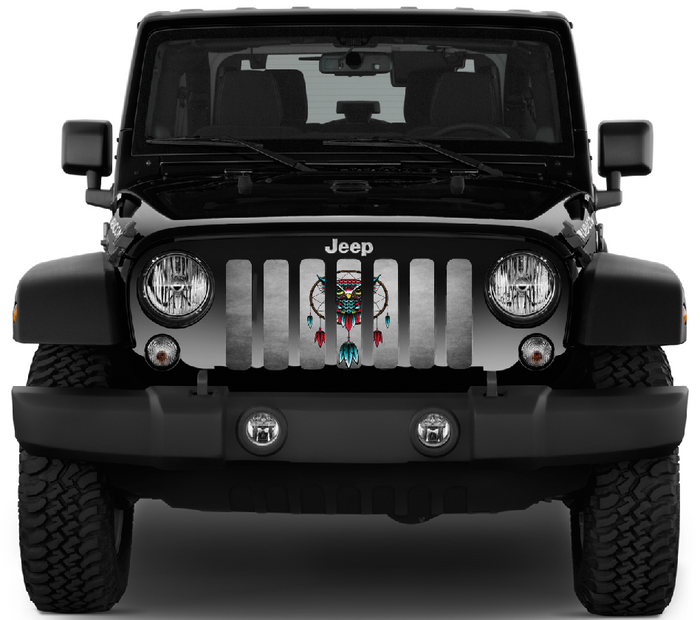 Dream Catcher Owl Grille Insert