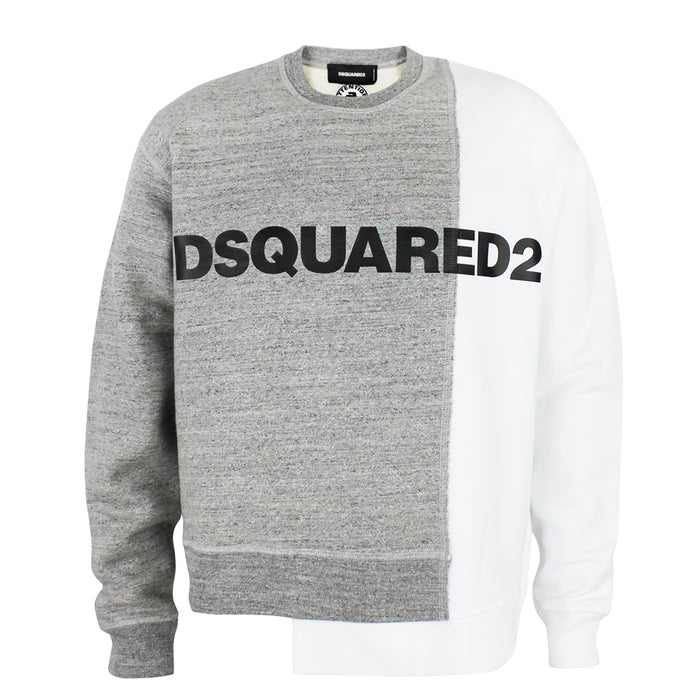 DSQUARED2 - Abstract Sweatshirt in Grey & White - Nigel Clare