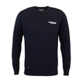 DSQUARED2 - Crew Neck Pocket Logo Jumper in Navy - Nigel Clare