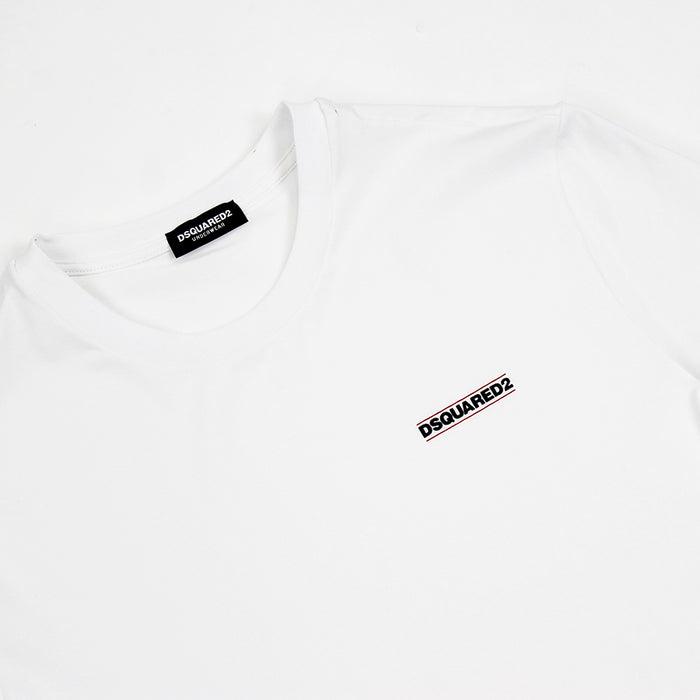 DSQUARED2 - Logo T-Shirt in White - Nigel Clare