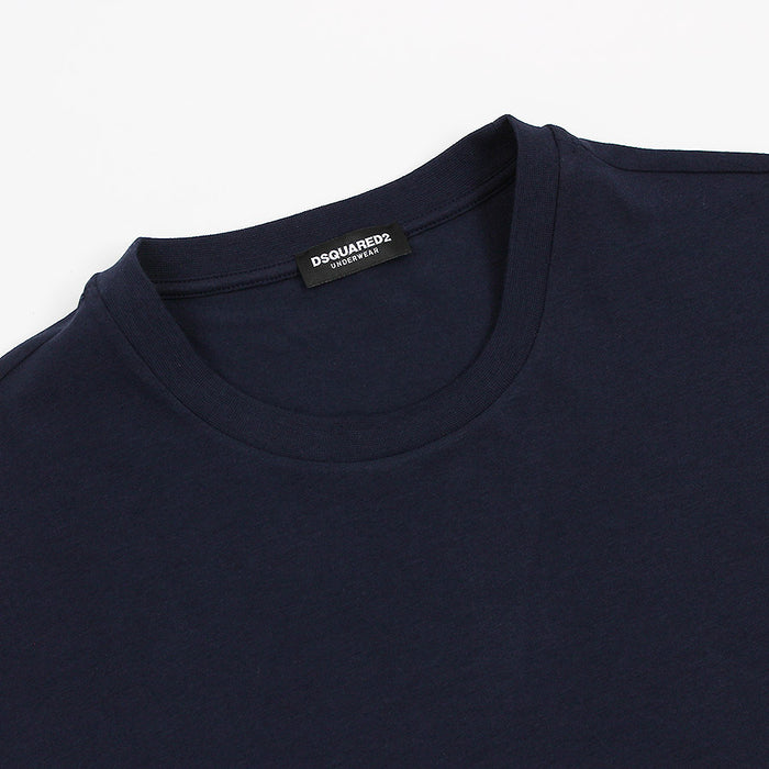DSQUARED2 - Tape Sleeve Logo T-Shirt in Navy - Nigel Clare