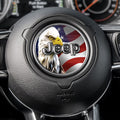 Eagle Flag Steering Wheel Decal