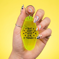 Eat Dirt Keychain
