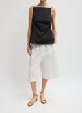 ECO POPLIN STRAPPY OPEN BACK TOP