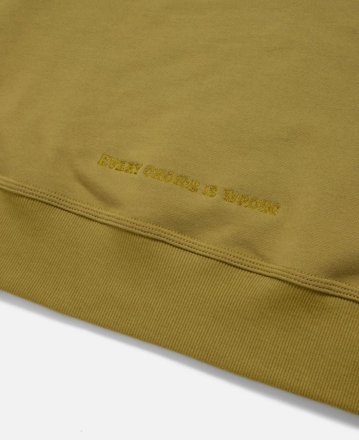 Elbow Patch Crewneck (Beige)