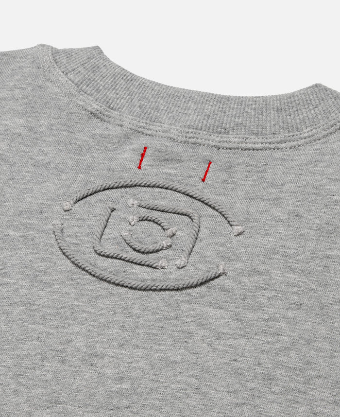 Elbow Patch Crewneck (Grey)