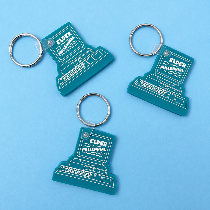 Elder Millennial Keychain