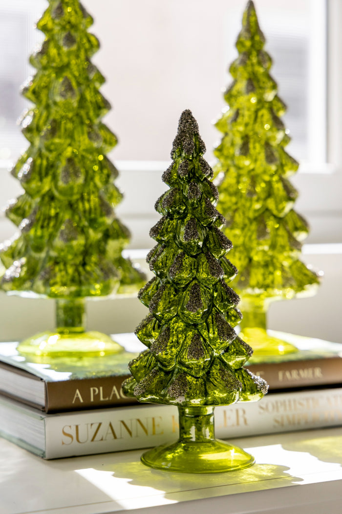 Emerald Glass Tree - Large