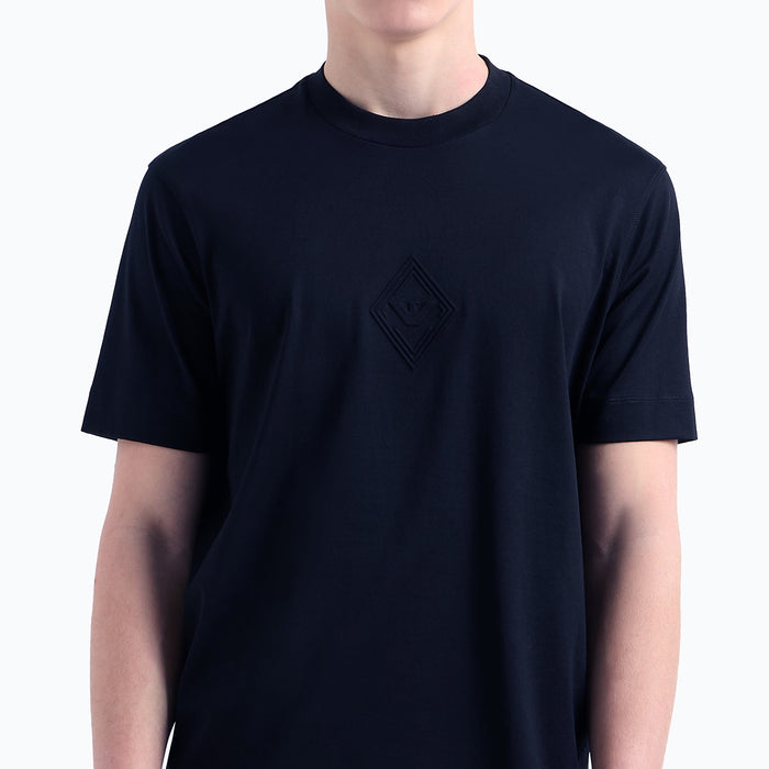 Emporio Armani - Central Eagle Logo T-Shirt in Navy - Nigel Clare