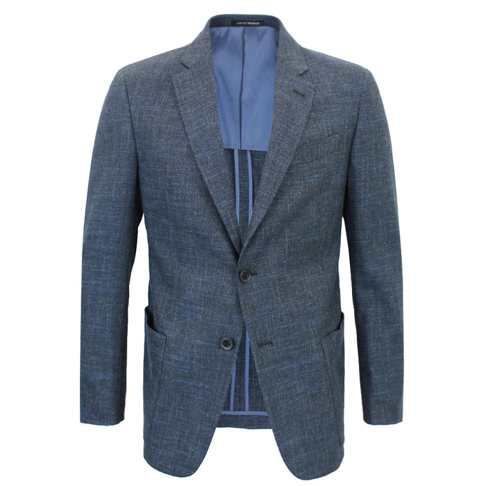 Emporio Armani - G Line Deco Fleck Blazer in Blue - Nigel Clare