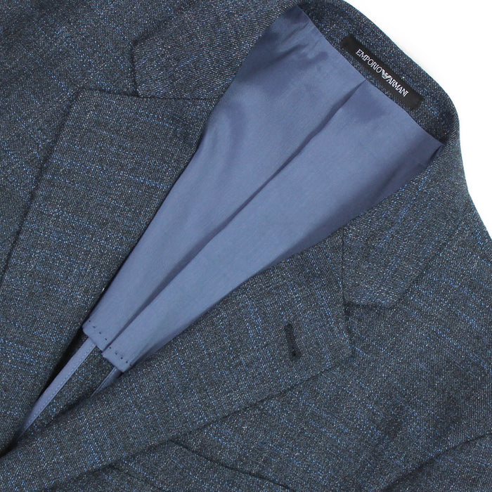 Emporio Armani - G Line Deco Fleck Blazer in Blue - Nigel Clare