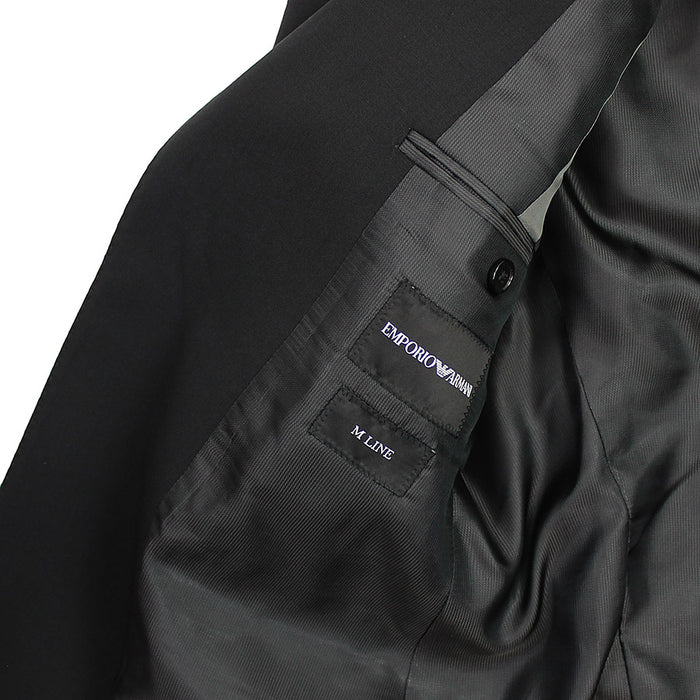 Emporio Armani - M Line Slim Fit Suit in Black - Nigel Clare