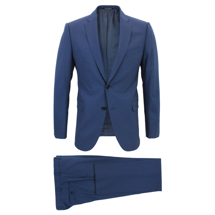 Emporio Armani - M Line Slim Fit Suit in Petrol Blue - Nigel Clare