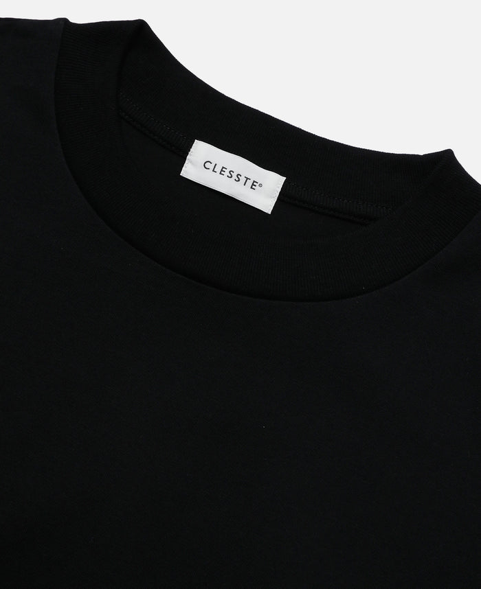 Enbroidery T-Shirt With Drawstrings 002 (Black)