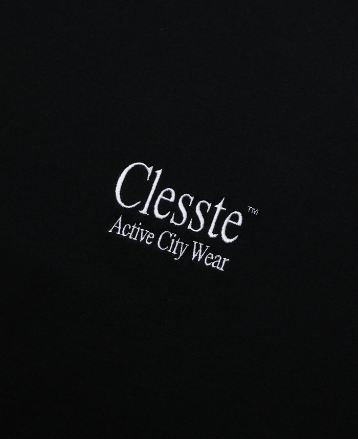 Enbroidery T-Shirt With Drawstrings 002 (Black)