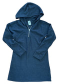Erge- Black hood Dress with Zipper