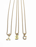 Erin Gray Initial Charm Necklace