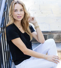 Erin Gray Vintage Low-Key V Tee